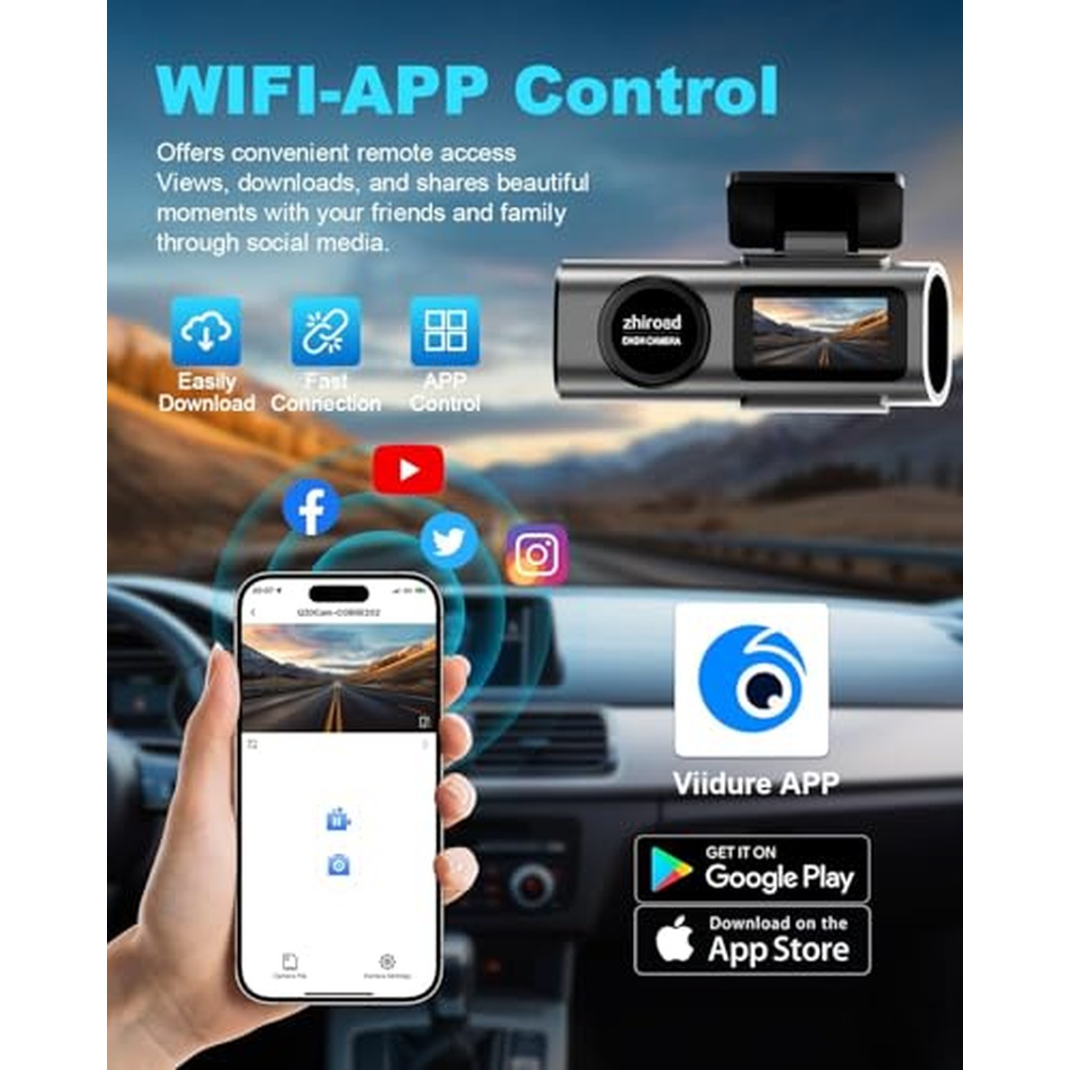 4K Dual-Channel Dash Cam Front and Rear with Time Lapse — image 4