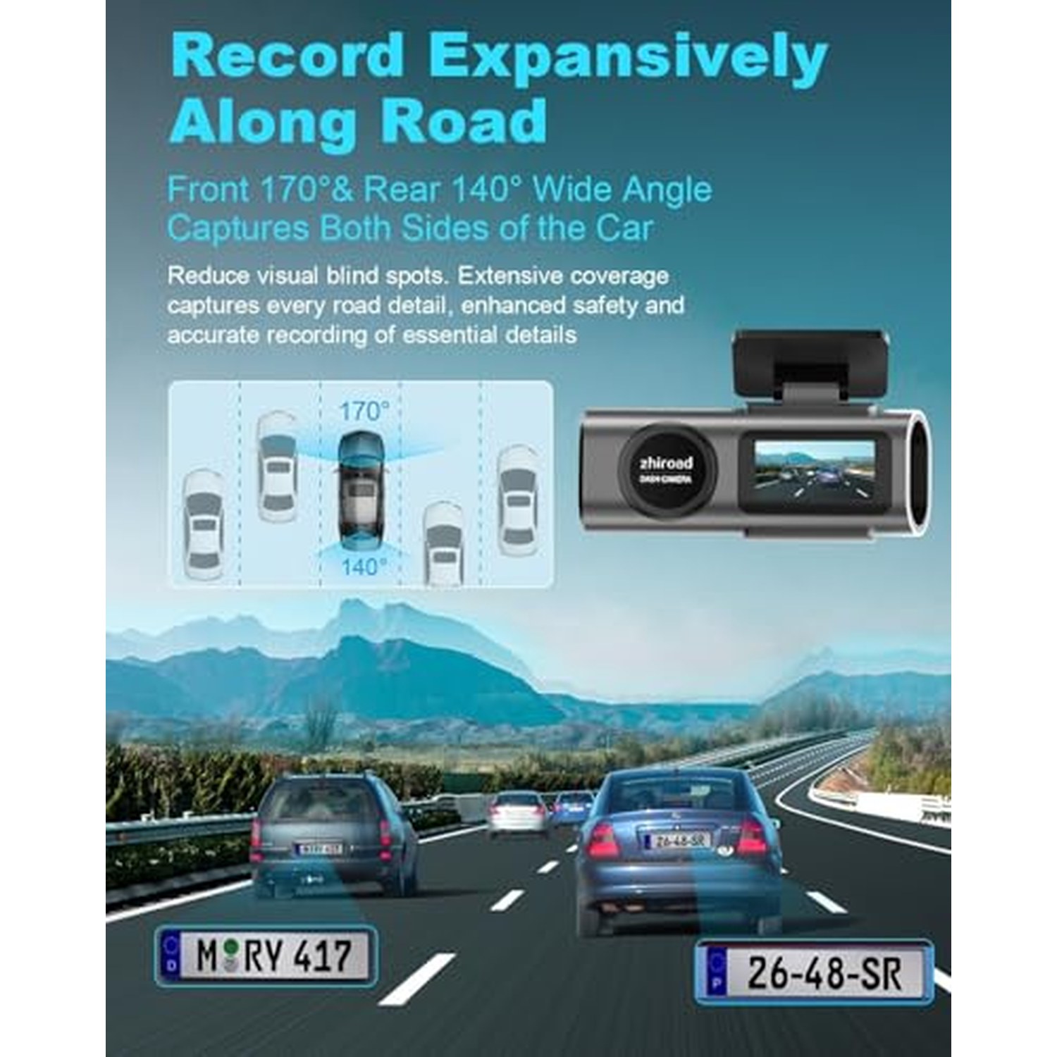 4K Dual-Channel Dash Cam Front and Rear with Time Lapse — image 7