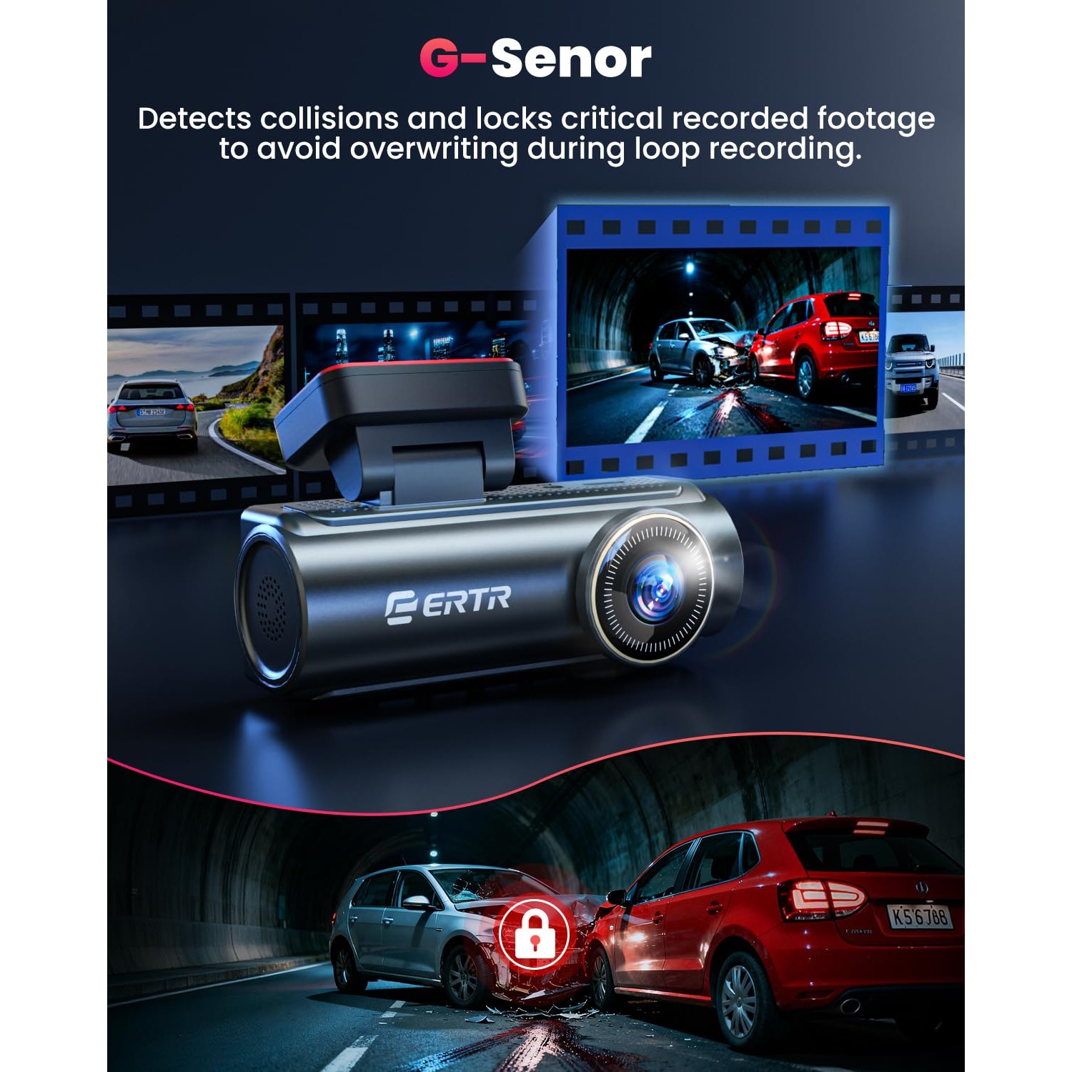 4K Dash Cam Front and Rear, 5GHz WiFi, Easy Setup — image 5