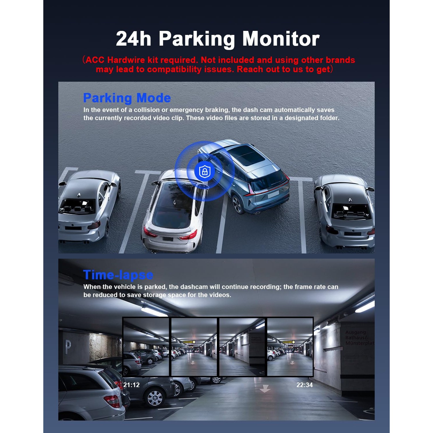 Avylet 4K+1080P Dash Cam Front and Rear — image 7