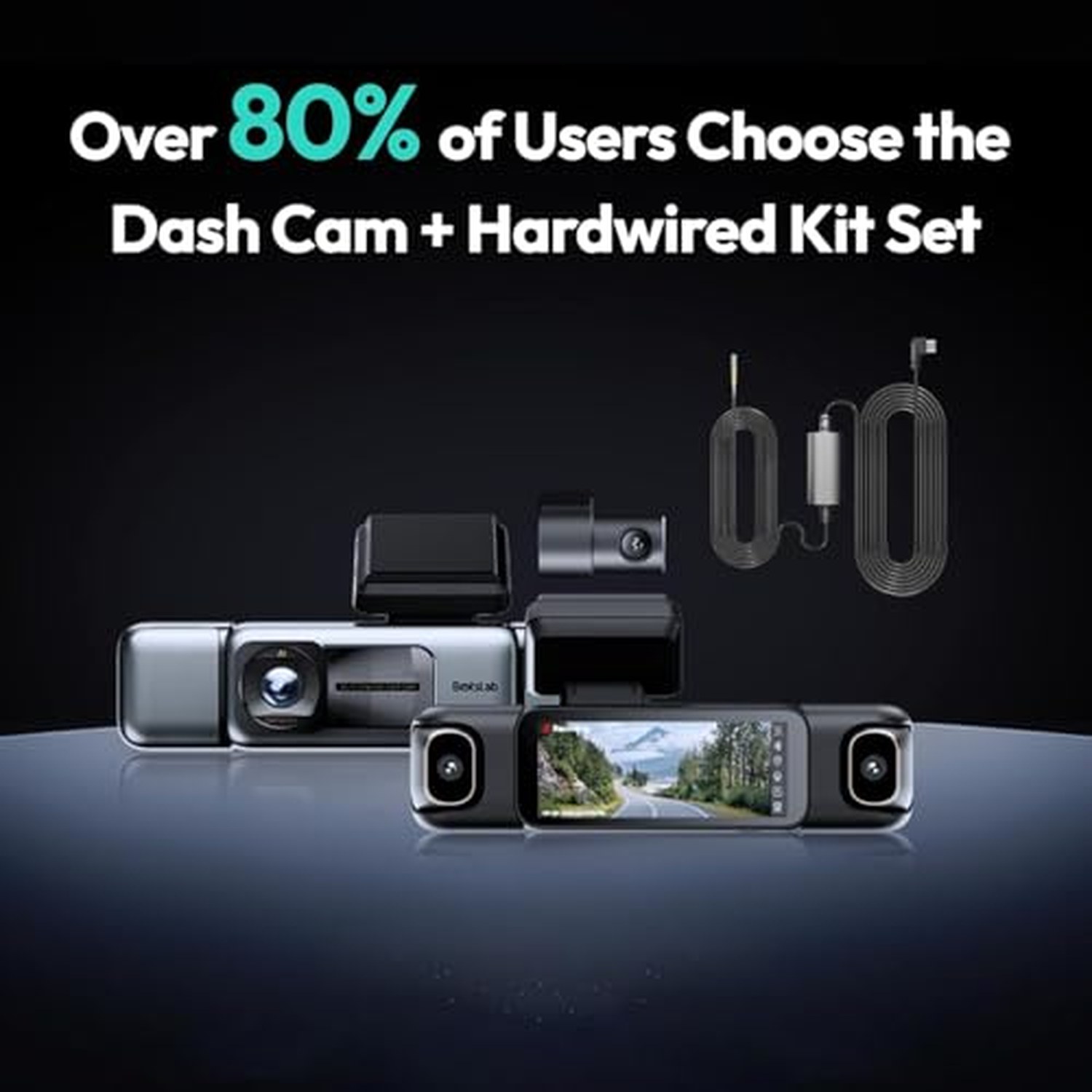 BOTSLAB 3K 4-Channel Dash Cam, 560° Wide Angle Coverage — image 5