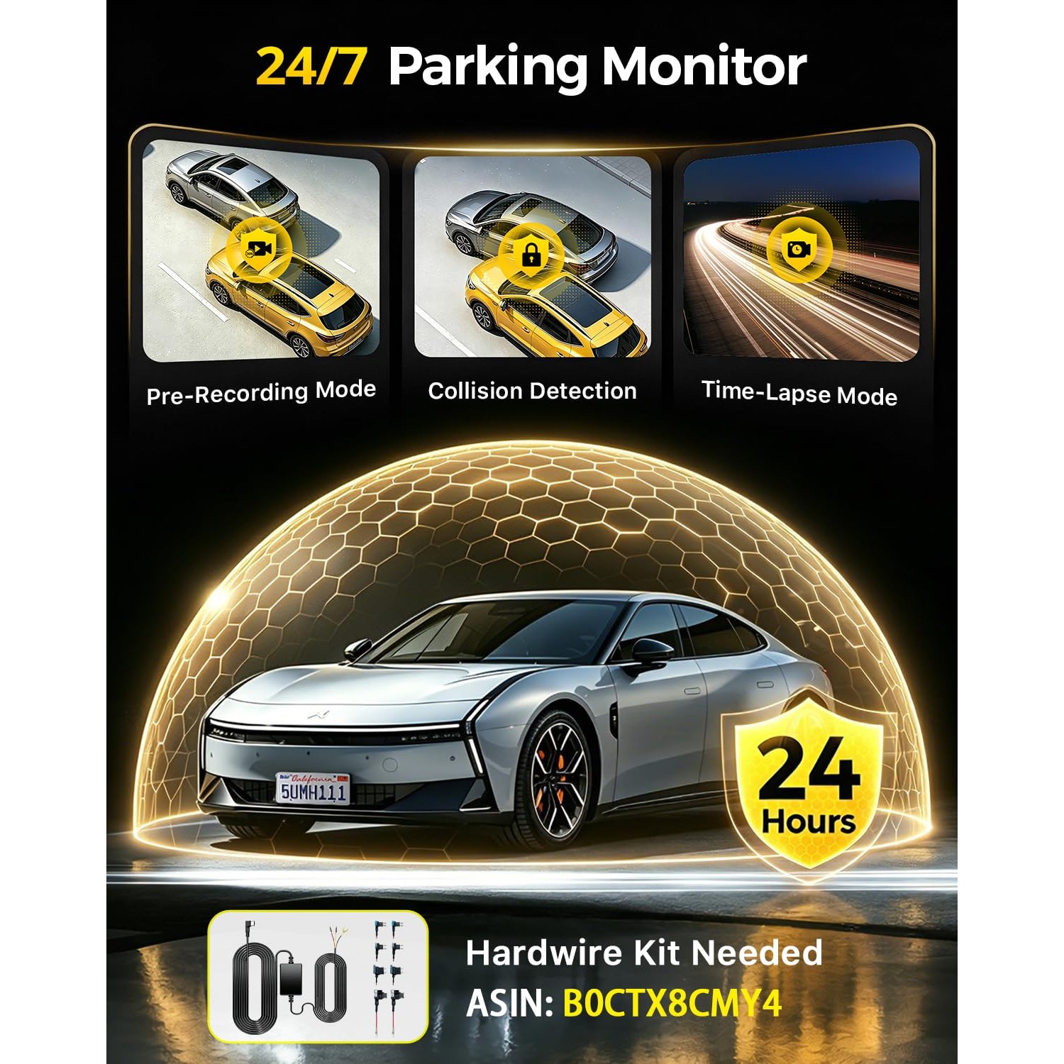 GKU 4K STARVIS 2 Dash Cam Front and Rear — image 9