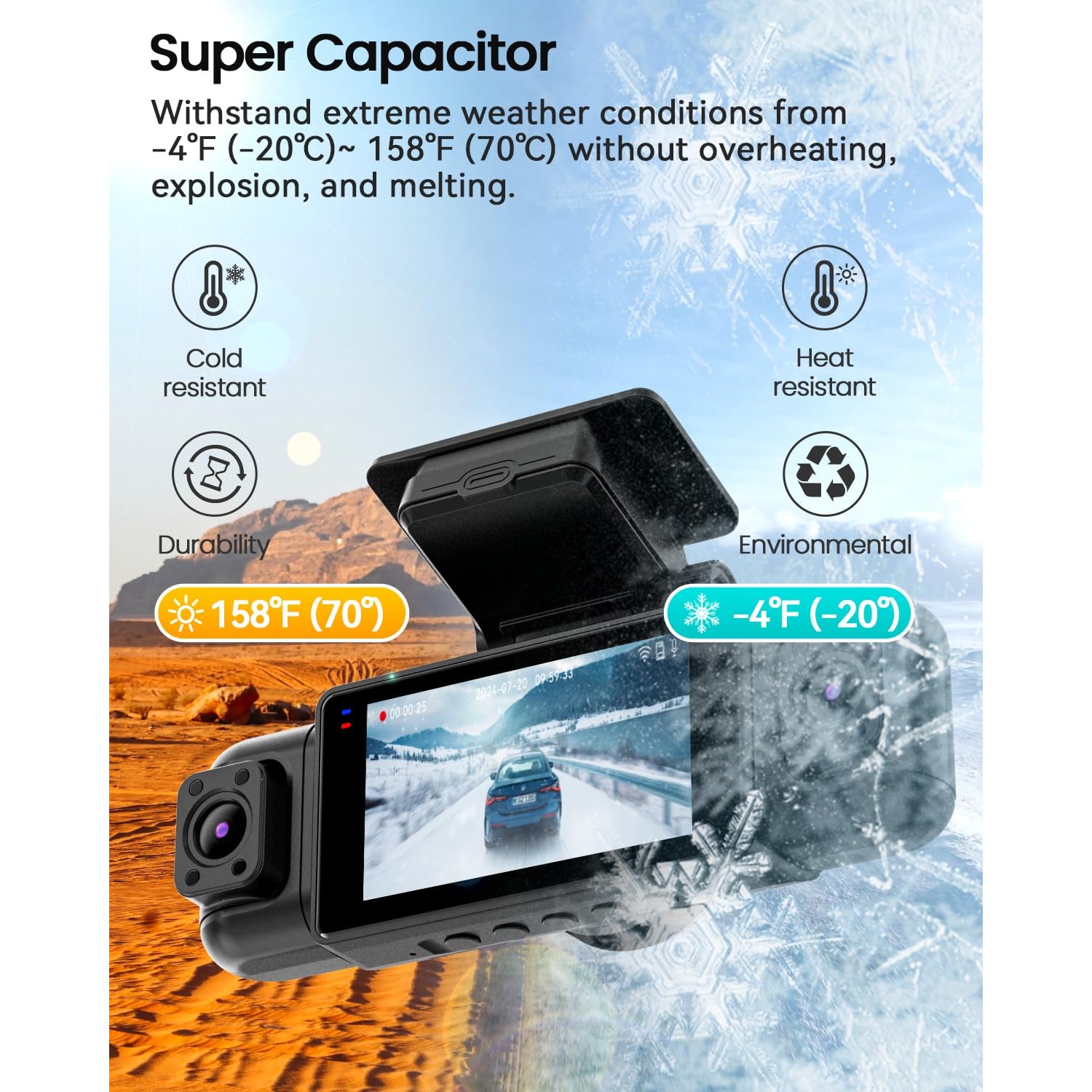 IIWEY N5 4-Channel Dash Cam, 360° View Front, Rear, Left and Right — image 8