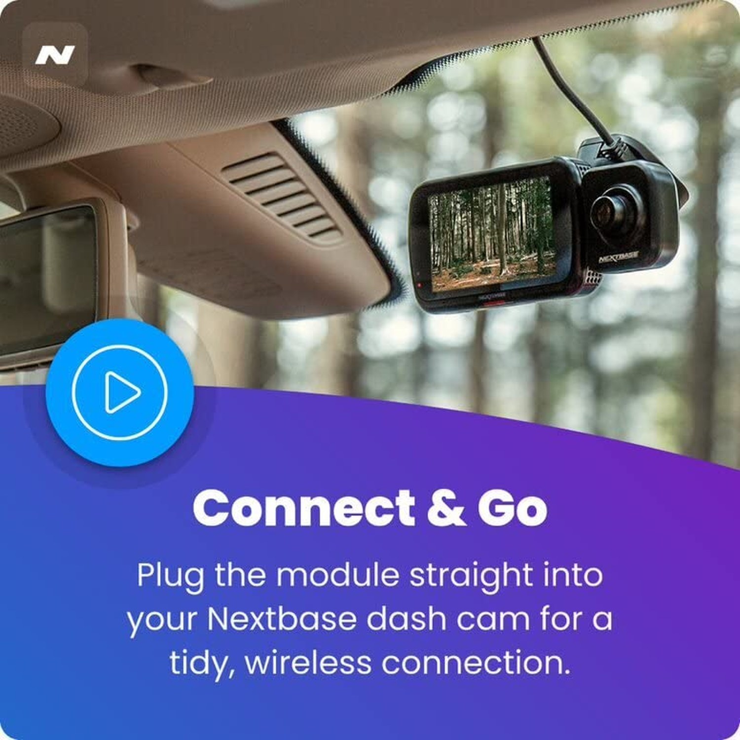 Nextbase 222x Dash Cam Front and Rear Camera with Rear View Module — image 3