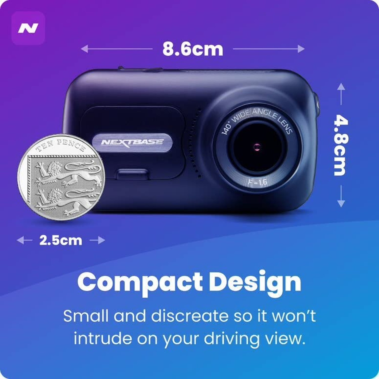 Nextbase 322GW Dash Cam Front and Rear Camera — image 6
