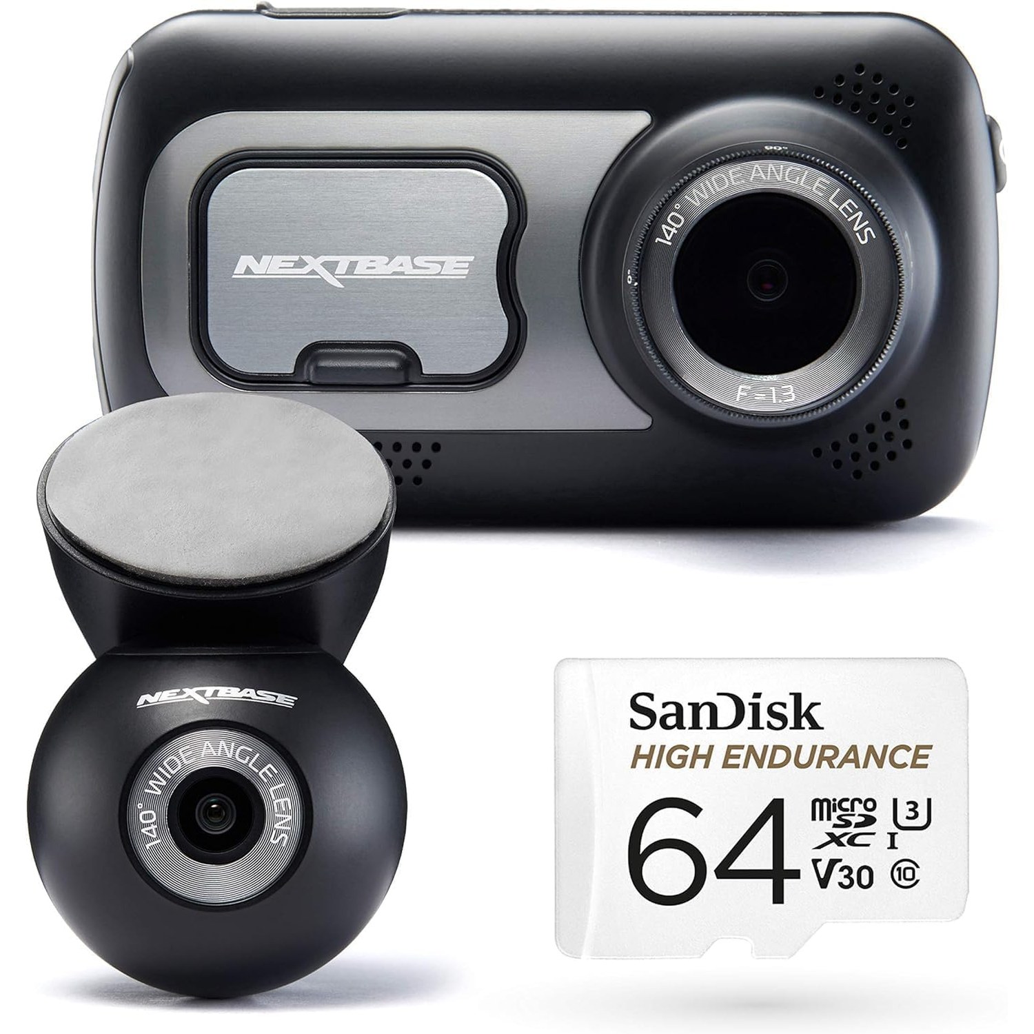 Nextbase 522GW Dash Cam Front and Rear Camera, 2K 1440p