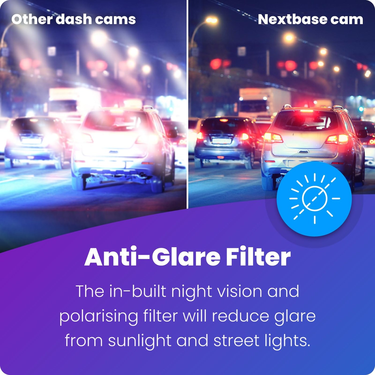 Nextbase 522GW Dash Cam Front and Rear Camera, 2K 1440p — image 3