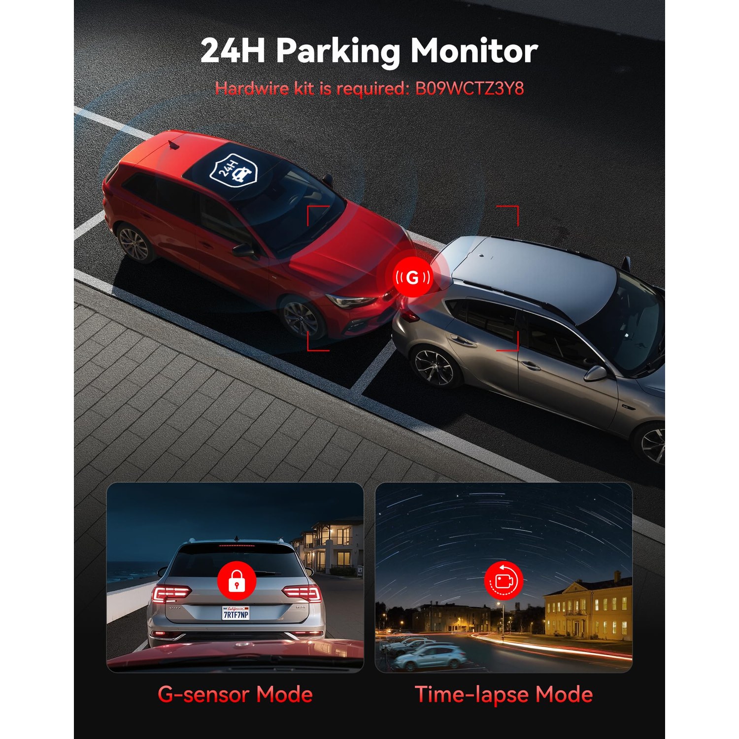 REDTIGER F7NP 4K Dash Cam Front and Rear, STARVIS 2 Ultra Night Vision — image 6