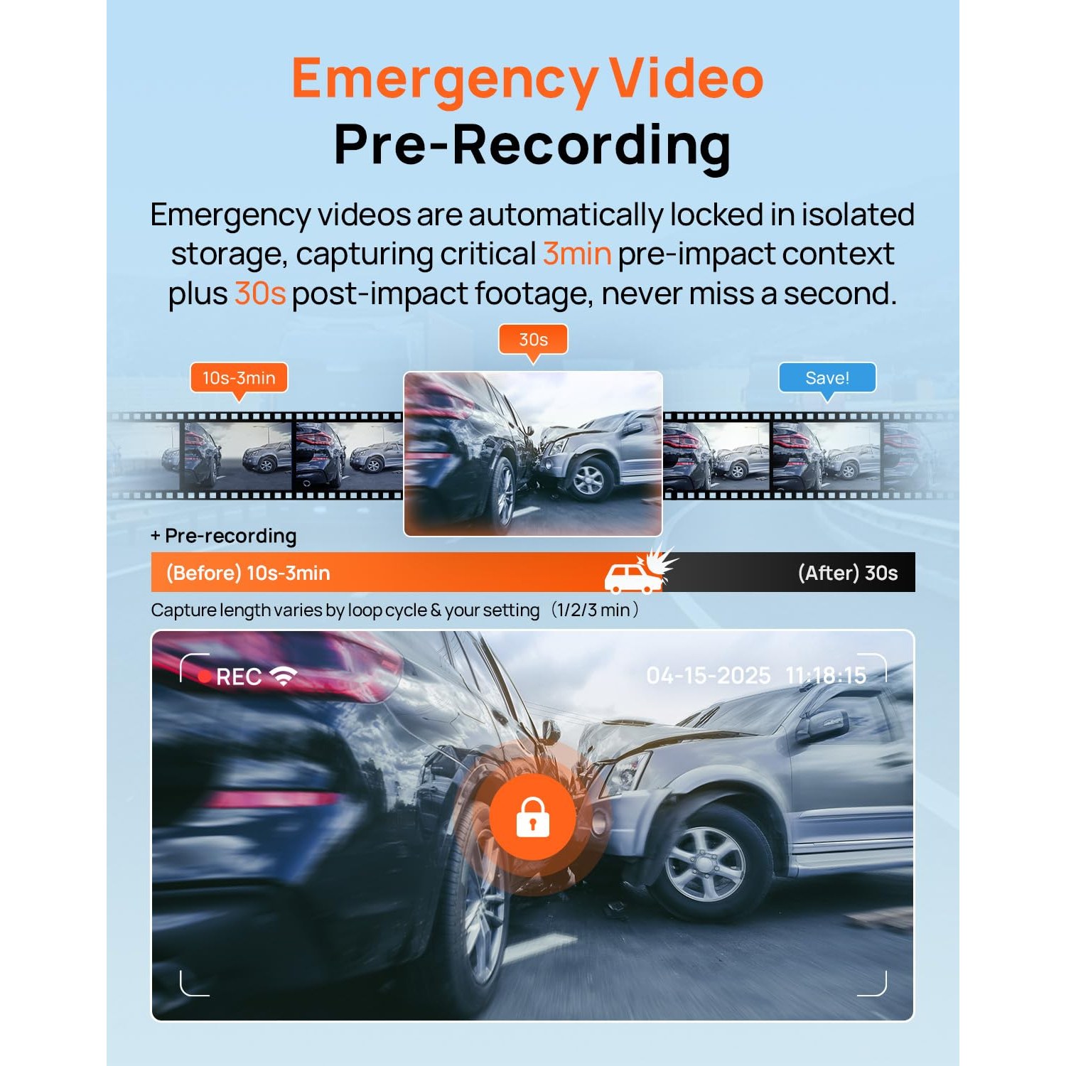 70mai A800SE Dash Cam Front and Rear 4K UHD+1080P — image 6